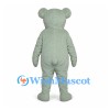 Bear Mascot Costume in Pale Green with Round Ears