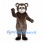 Bear Mascot Costume in Gray Brown with White Face