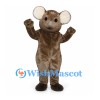 Koala Mascot Costume in Gray Brown with Large Cream Ears