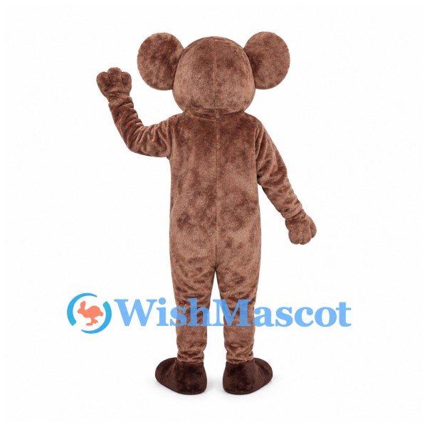 Koala Mascot Costume in Brown with Cream Belly and Ears