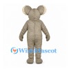 Koala Mascot Costume in Gray with Fluffy Ears