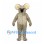 Koala Mascot Costume in Gray with Fluffy Ears