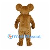 Koala Mascot Costume in Brown with Cream Ears and Black Nose