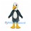 Eagle Mascot Costume with White Head and White Belly Panel