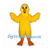 Chick Mascot Costume in Yellow with Outstretched Wings
