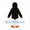 Penguin Mascot Costume in Black and White with Orange Beak