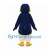 Penguin Mascot Costume in Navy Blue with Cream Belly