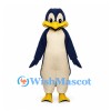 Penguin Mascot Costume in Navy Blue with Cream Belly
