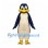 Penguin Mascot Costume in Navy Blue with Cream Belly
