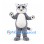 Cat Mascot Costume in Gray with White Belly and Paw Pads