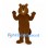 Beaver Mascot Costume in Brown with Buck Teeth and Paddle Tail