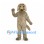 Dog Mascot Costume in Gray with Floppy Ears and Long Tail