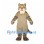 Cat Mascot Costume in Gray with Dark Tabby Stripes