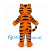 Tiger Mascot Costume in Orange with Broad Black Stripes
