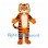Tiger Mascot Costume in Orange with Broad Black Stripes