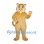 Lioness Mascot Costume in Tan with Cream Cheek Fur