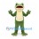 Frog Mascot Costume in Green with Cream Belly