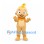Baby Mascot Costume in Yellow with Curled Hair Tuft