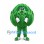 Artichoke Mascot Costume in Green with Layered Leaves