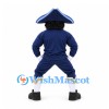 Patriot Mascot Costume in Navy with Large Tricorn Hat