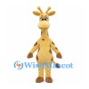 Giraffe Mascot Costume in Yellow with Brown Spots