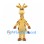 Giraffe Mascot Costume in Yellow with Brown Spots