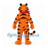 Tiger Mascot Costume in Orange with Red Neck Scarf