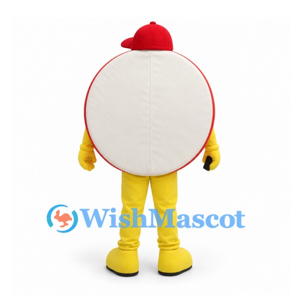 Archery Target Mascot Costume with Red and White Rings and Arrows