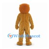 Lion Mascot Costume in Tan with Small Round Mane