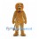 Lion Mascot Costume in Tan with Small Round Mane
