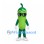 Chili Pepper Mascot Costume in Green with Sunglasses
