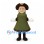 Colonial Man Mascot Costume in Green Coat with Brown Tricorn Hat