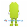 Price Tag Mascot Costume in Lime Green with Matching Shoes