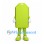 Price Tag Mascot Costume in Lime Green with Matching Shoes