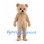 Bear Mascot Costume in Beige with Rounded Ears