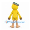 Chick Mascot Costume in Yellow with Gray Headband