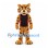 Tiger Mascot Costume in Orange with Black Sports Jersey and Red Trim
