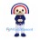 Rainbow Character Mascot Costume with Navy Baseball Jacket and White Trousers