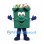 Recycling Bin Mascot Costume in Green with Recyclable Container Details