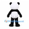 Panda Mascot Costume in Black and White with Large Round Head