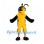 Bee Mascot Costume in Yellow and Black with Headphones and White Wings