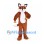 Fox Mascot Costume in Rust Brown with White Chest and Tail Tip