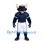 Bull Mascot Costume in Navy with White Football Trousers