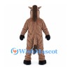 Horse Mascot Costume in Brown with Black Mane and Hooves