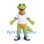 Crocodile Mascot Costume in Light Green with White Sports Shirt