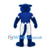 Panther Mascot Costume in Navy with White Football Trousers