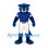 Panther Mascot Costume in Navy with White Football Trousers