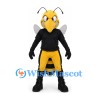 Wasp Mascot Costume in Yellow and Black with Black Shirt and Wings