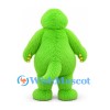 Gorilla Mascot Costume in Lime Green with Rounded Body