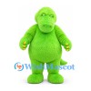 Gorilla Mascot Costume in Lime Green with Rounded Body
